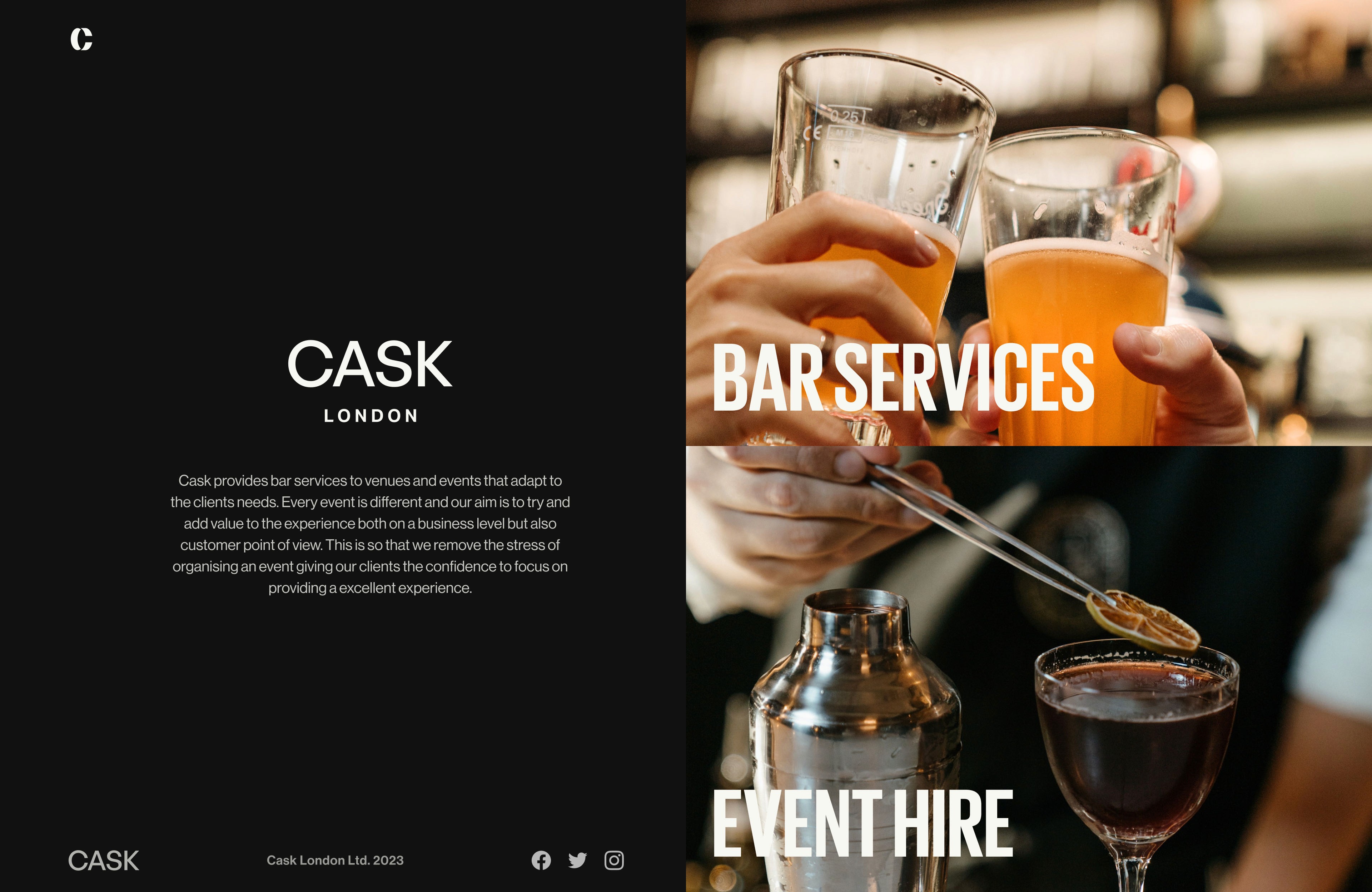 Landing page