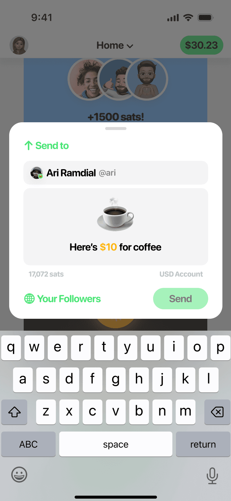 Onboarding screens